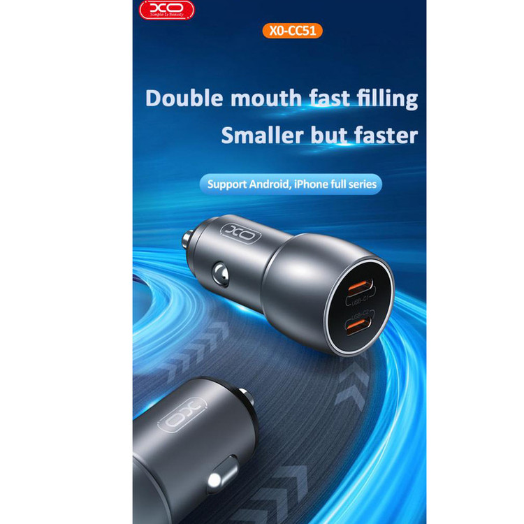 شارژر فندکی 40 وات ایکس او مدل xo-cc51
