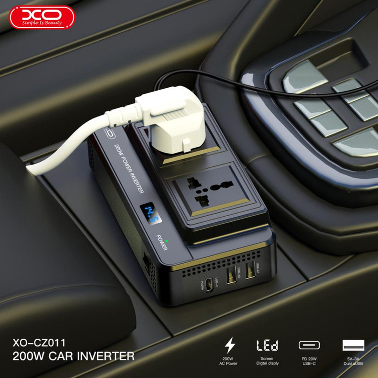 شارژر فندکی 200 وات ایکس او مدل CZ011