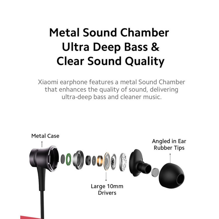 هندزفری شیائومی مدل earphones basic a-01