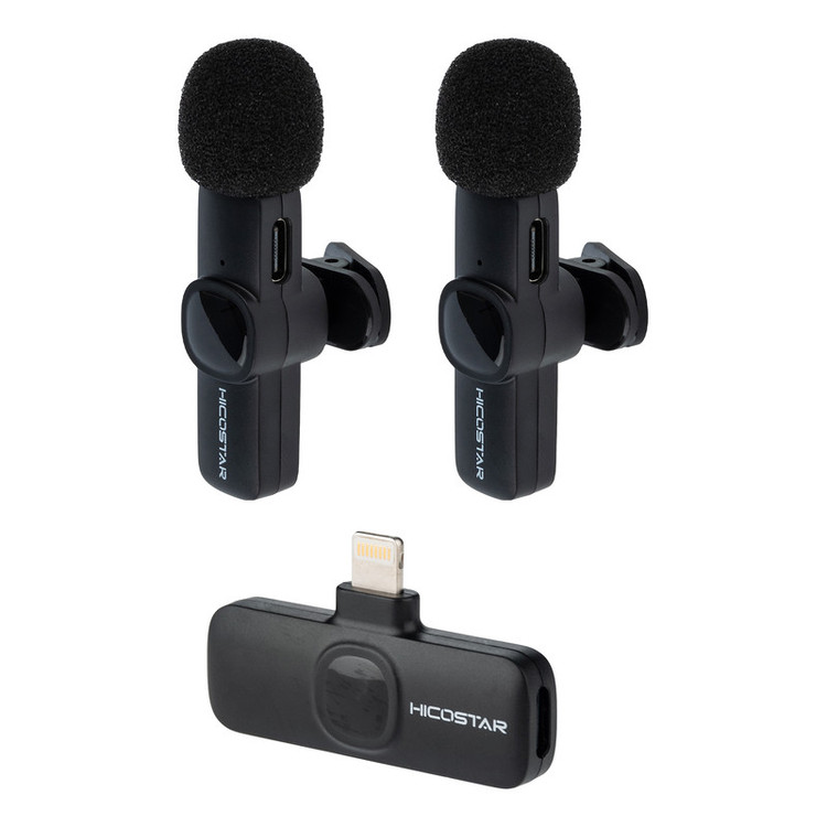 میکروفن یقه ای هایکواستار مدل HS-MC522i با درگاه اتصال لایتنینگ
